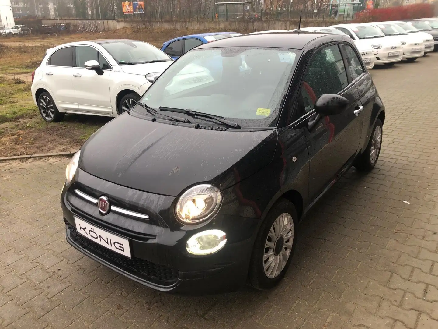 Fiat 500 1.0 Klima Zwart - 1