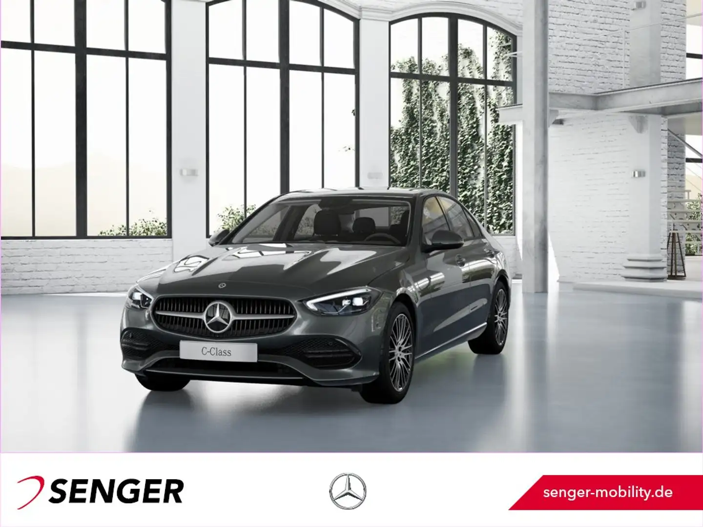 Mercedes-Benz C 180 Rückfahrkamera Sitzheizung MBUX-Navi LED Grijs - 1