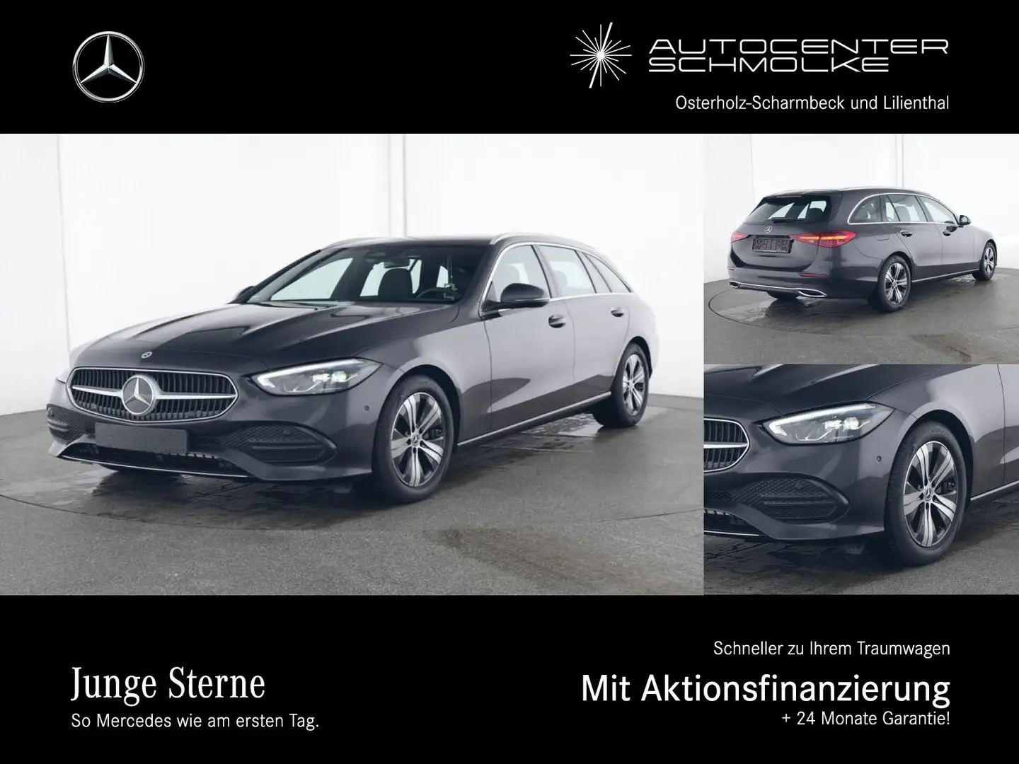 Mercedes-Benz C 180 C 180 T Avantgarde AHK*RFK*TOTWINKEL*WINTERPAKET Grau - 1