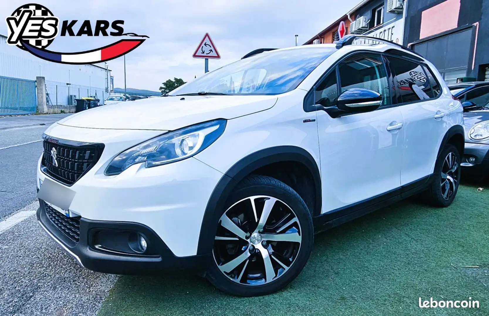 Peugeot 2008 1.2 PureTech 110ch GT Line S&S-COURROIE DISTRIBUTION CHANGEE Weiß - 1