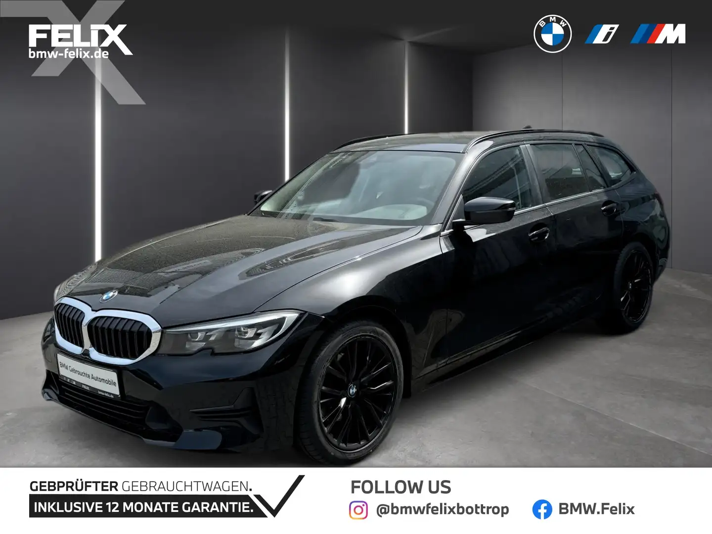 BMW 320 i Touring Advantage+LIVE COCKPIT PLUS+AUTOMATIK+FL Black - 1
