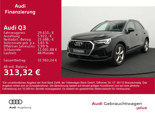 Audi Q3 45 TFSIe S line S-tronic DSG*ACC*AHK*LED*19''