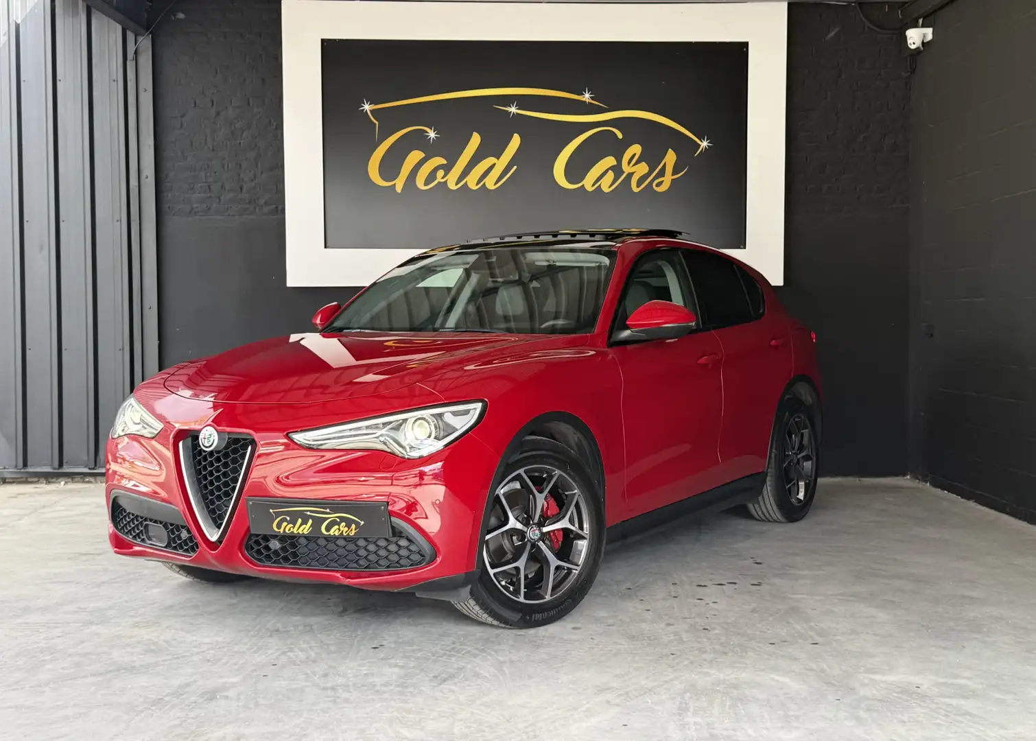 Alfa Romeo Stelvio 2.2 JTD Super 1erPROPRIO*PANO*CAMERA*CUIR* Rojo - 2