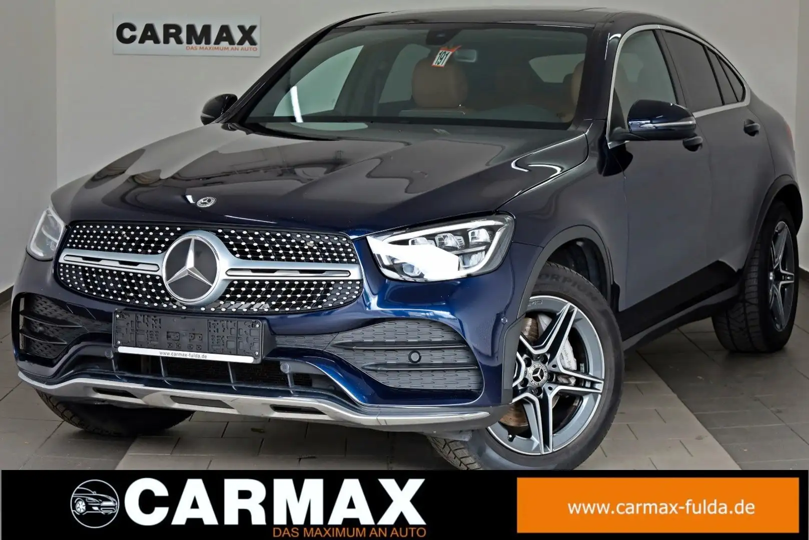 Mercedes-Benz GLC 200 d COUPE AMG Line Leder,Navi,LED,Kamera,SD Синій - 1