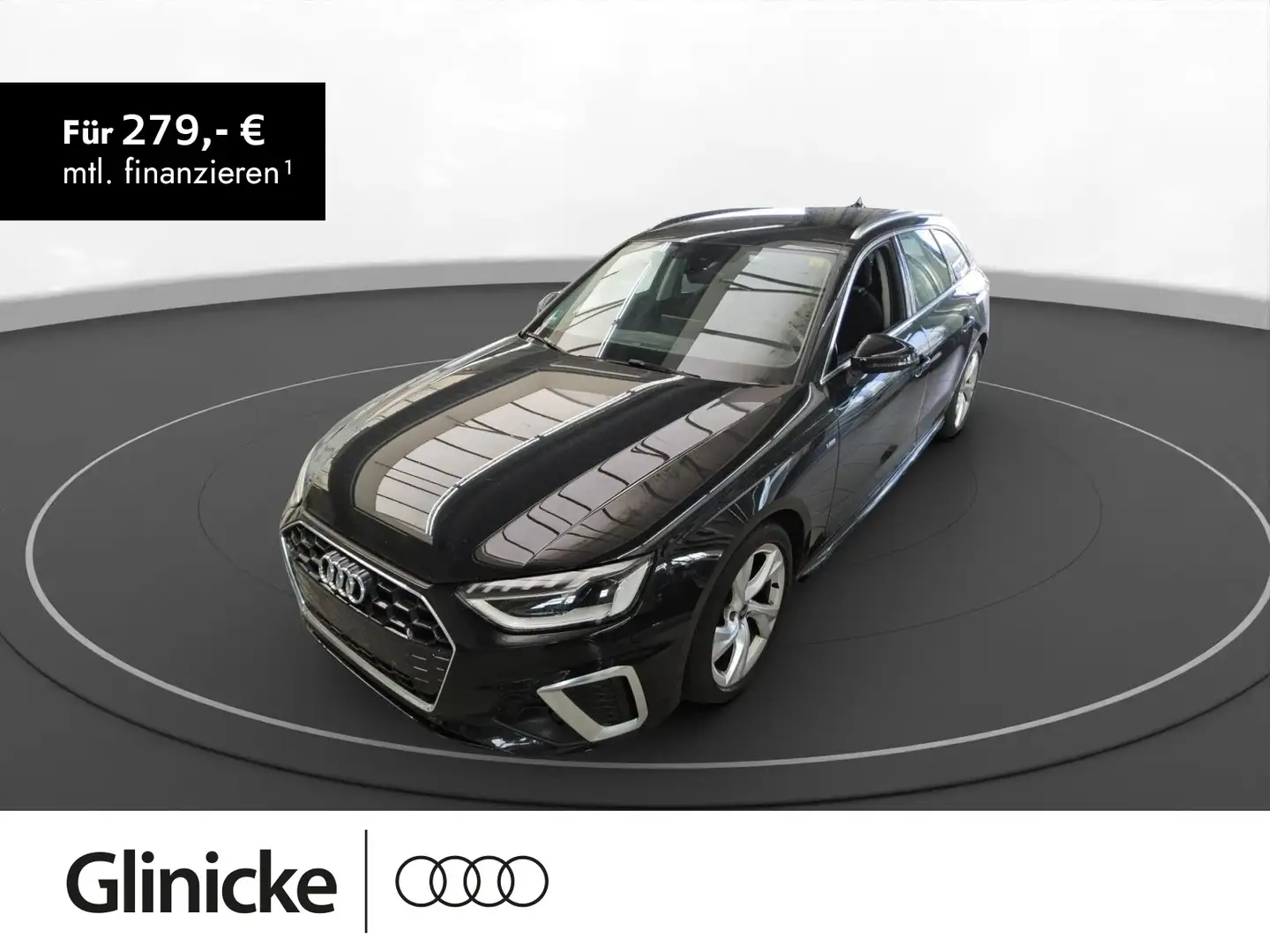 Audi A4 35 TDI S line LED LM 18" Navi PDC+RFK A Negro - 1