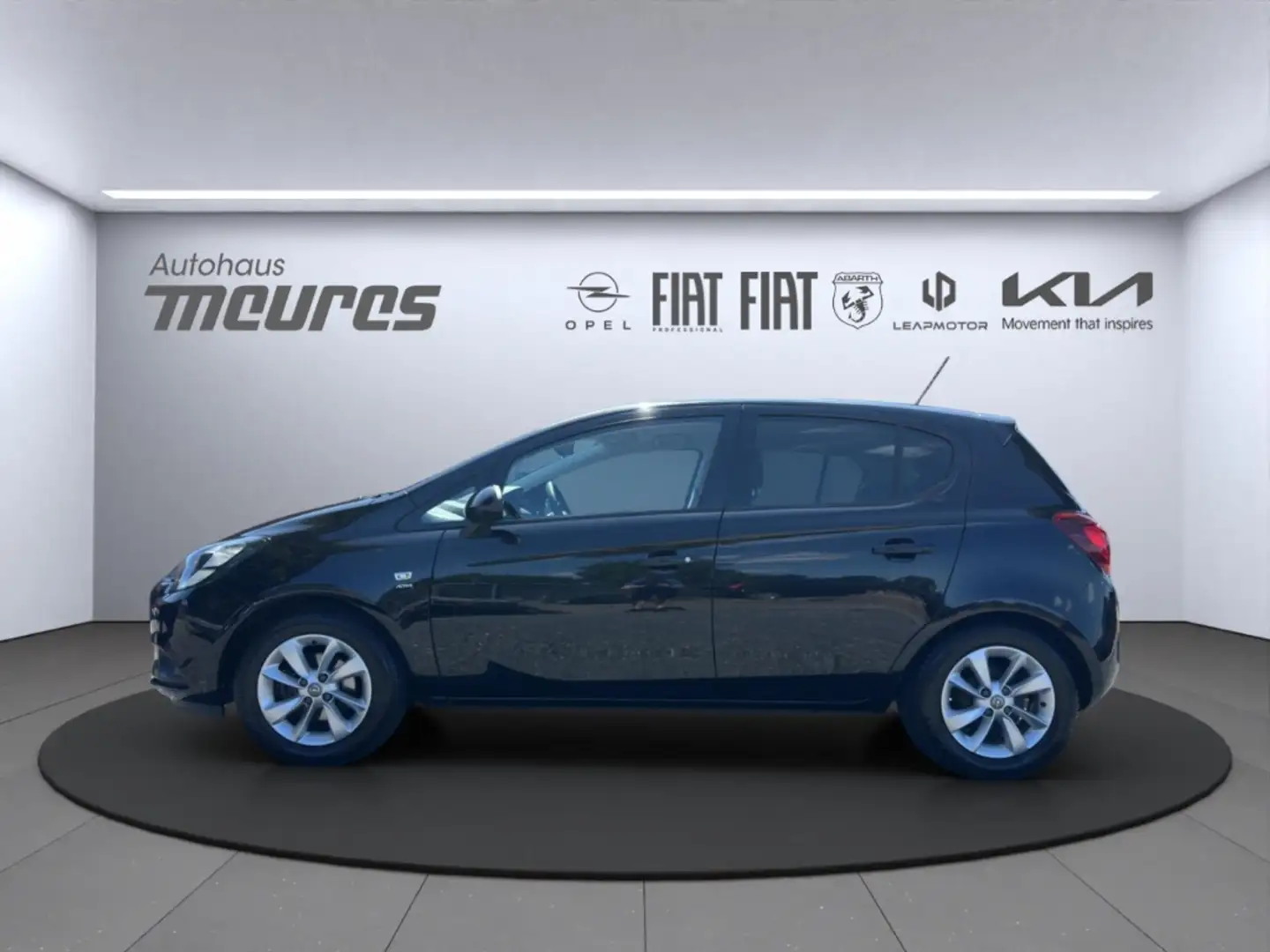 Opel Corsa E 5-t Active 1.2 SHZ Klima Temp BT USB NSW Tagfahr Zwart - 2