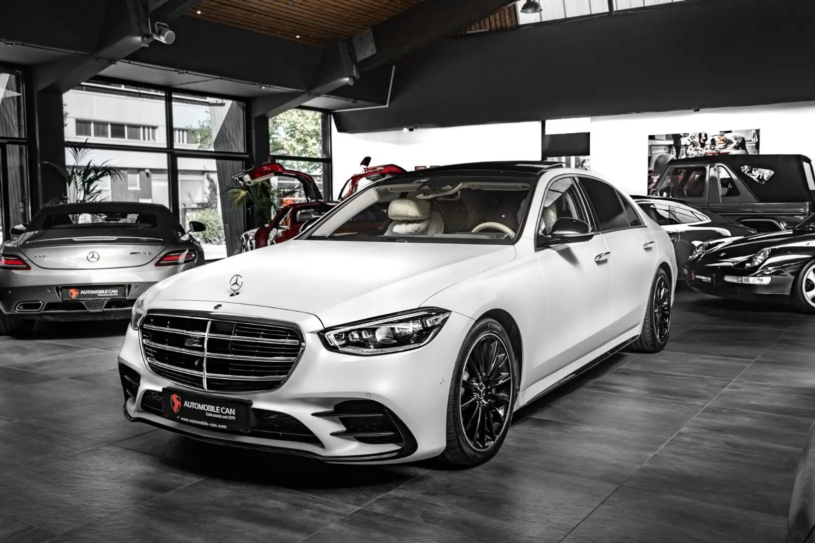 Mercedes-Benz S 580 4M LANG #AMG #100% MANUFAKTUR #NP:202T€ Weiß - 1