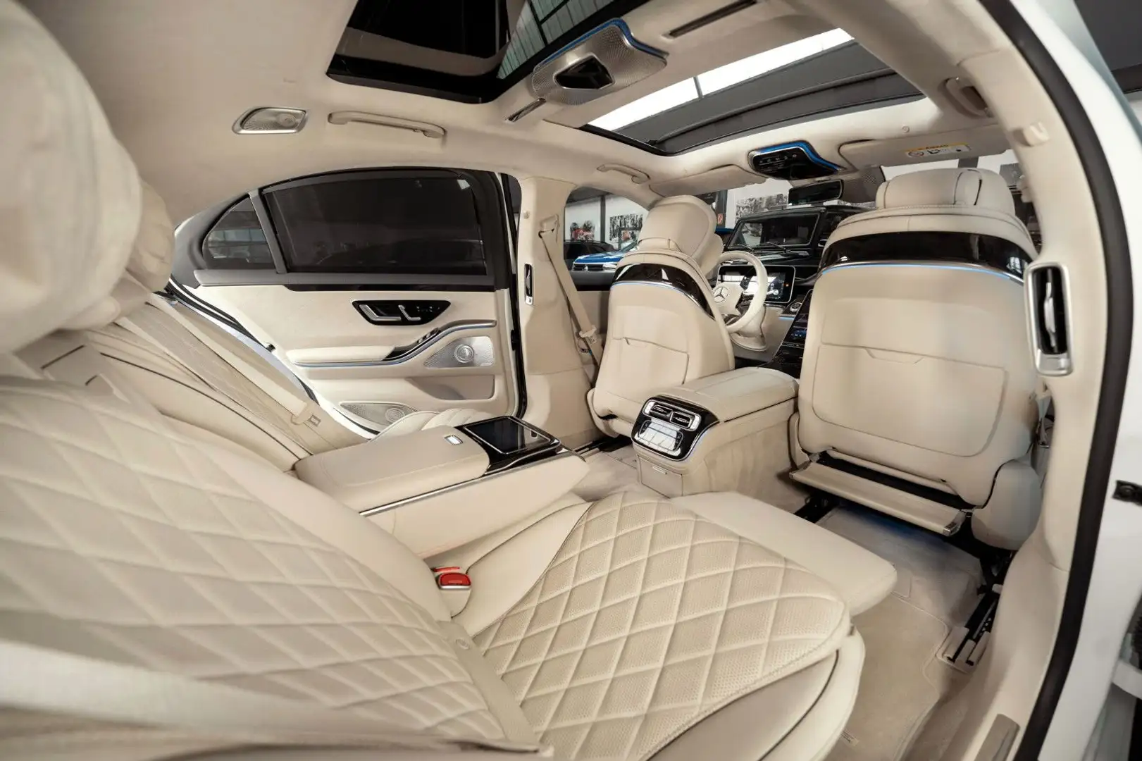 Mercedes-Benz S 580 4M LANG #AMG #100% MANUFAKTUR #NP:202T€ Weiß - 2