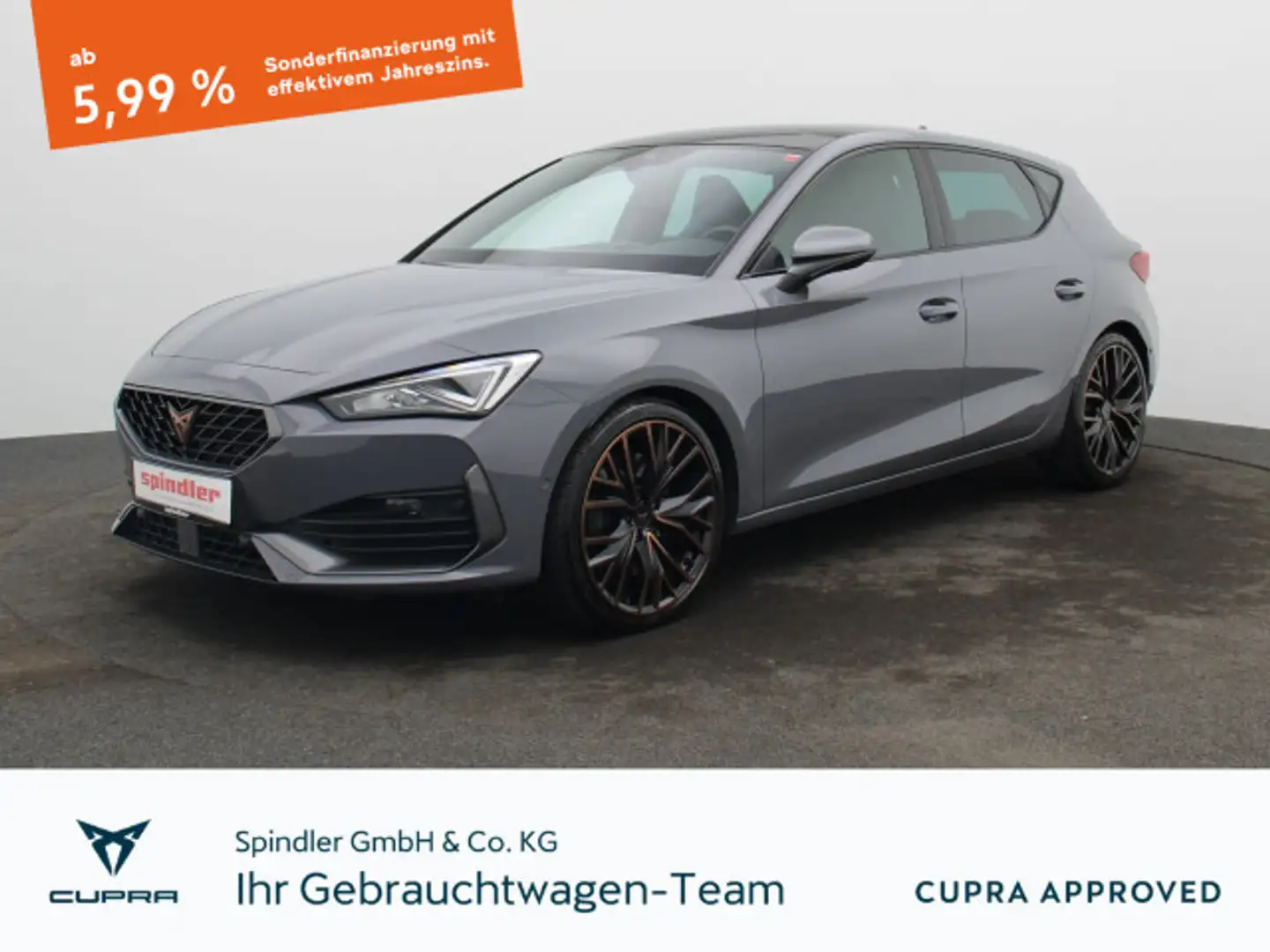 CUPRA Leon VZ 2.0 TSI DSG / Navi, Pano, ACC, LED, RFK Grau - 1