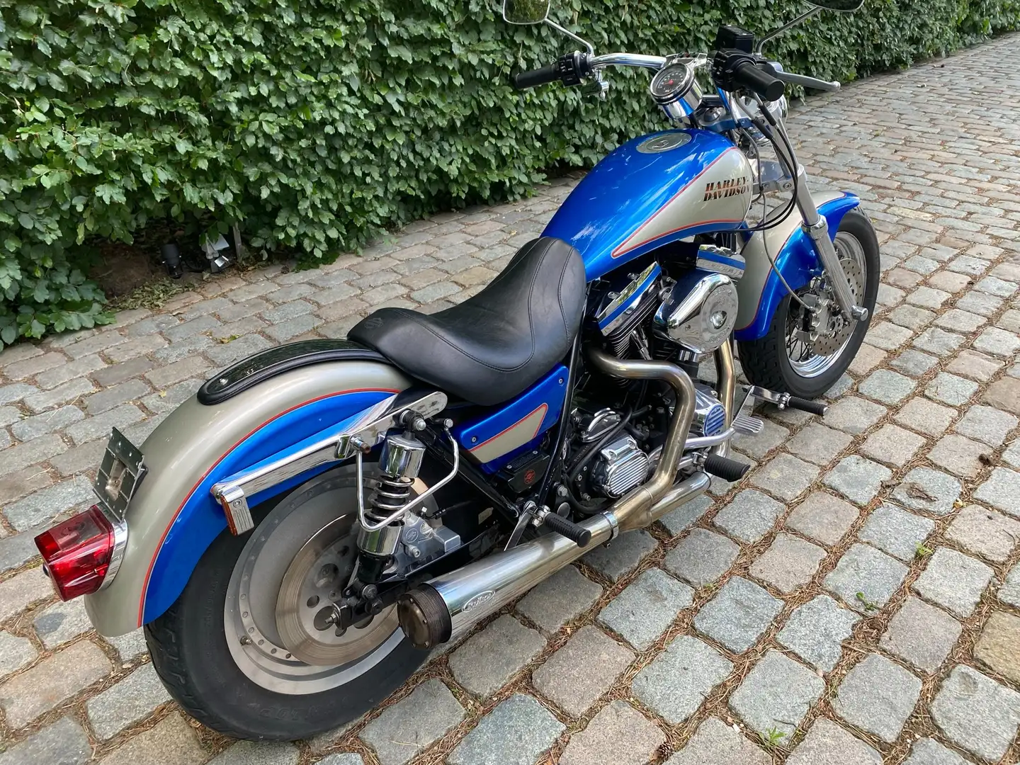 Harley-Davidson Dyna Low Rider FXR 1340 Bleu - 2