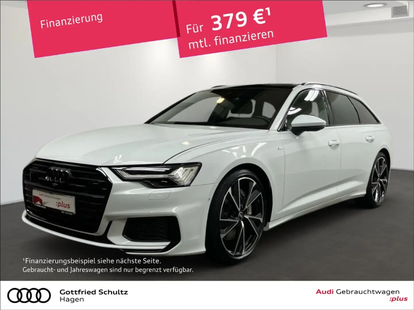 Audi A6 Avant 55 TFSI qu. S-tronic MATRIX NAV PAN AHK spor Weiß - 1