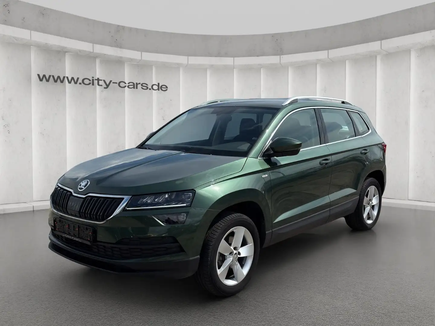 Skoda Karoq Soleil*LED*1.Hand*AHK*Tempomat*Sportsitz* Grün - 1