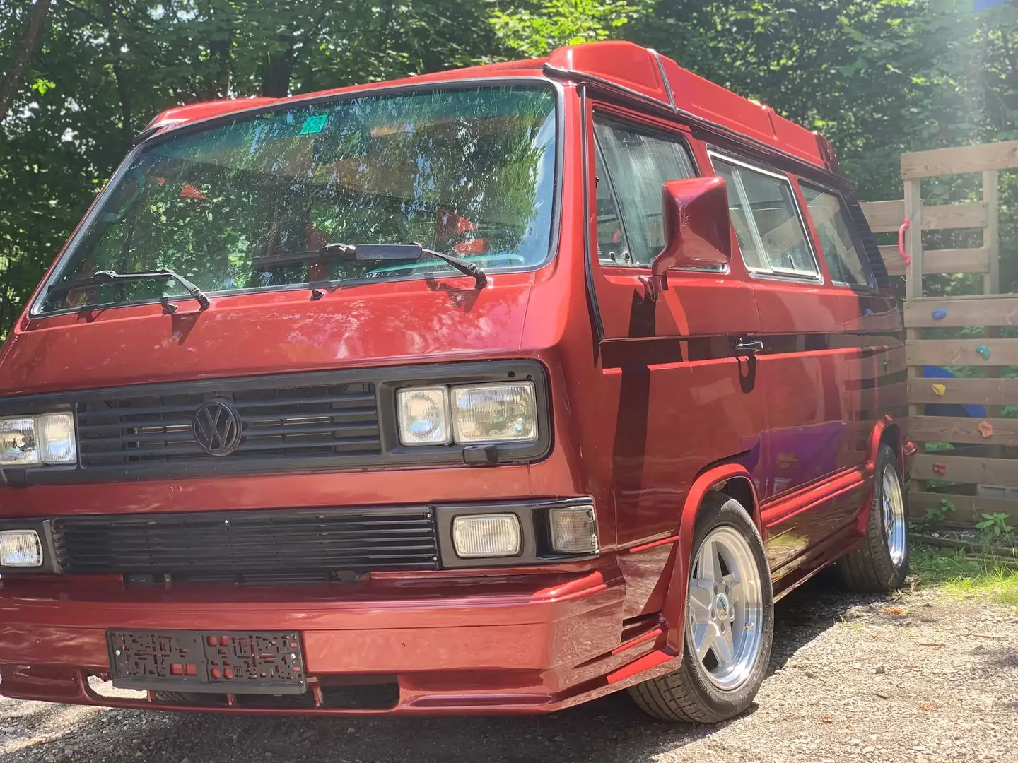 Volkswagen T3 Multivan Czerwony - 1