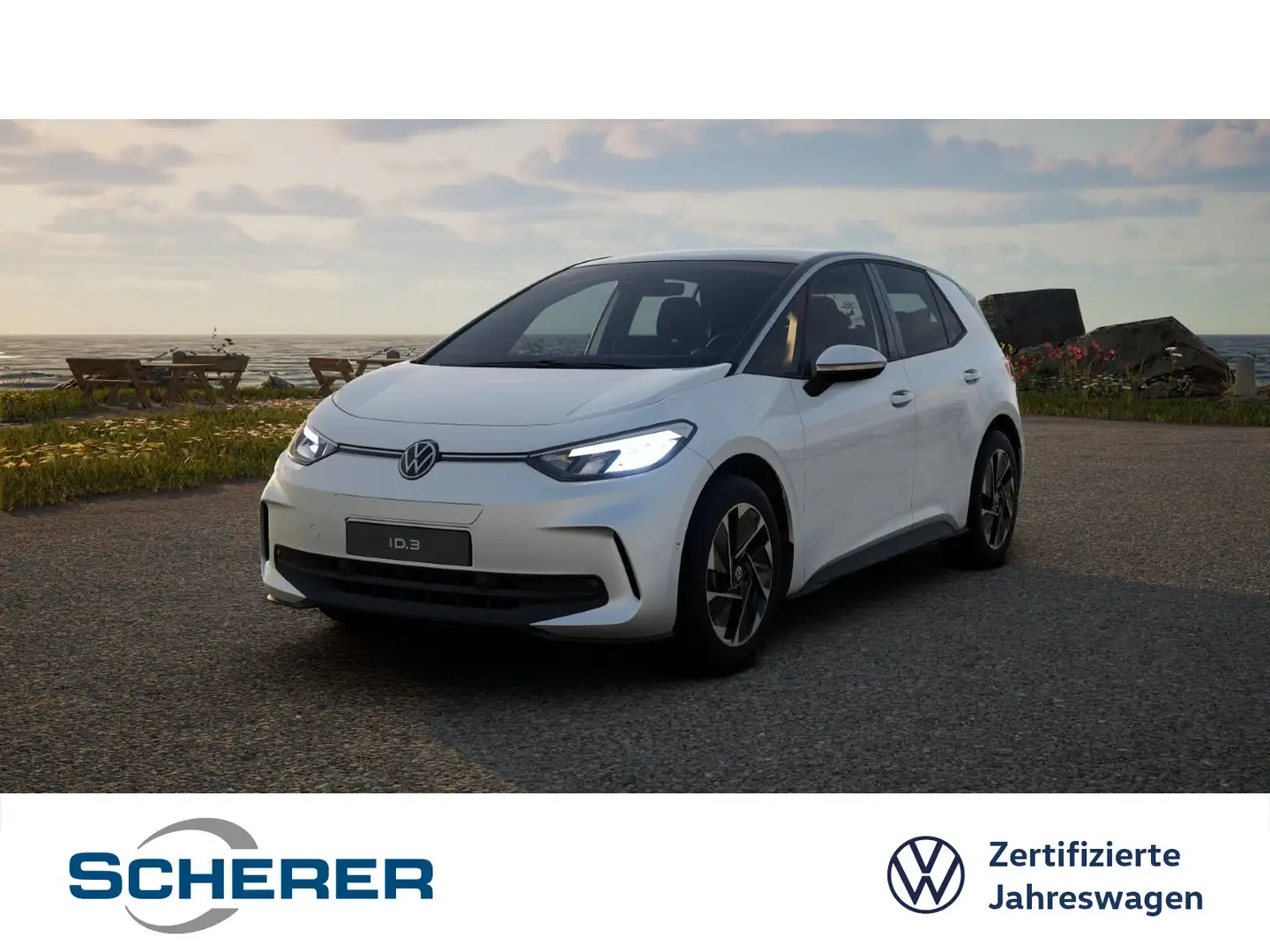 Volkswagen ID.3 Pro 62kWH NAVI RFK EPH ACC SHZ Weiß - 1