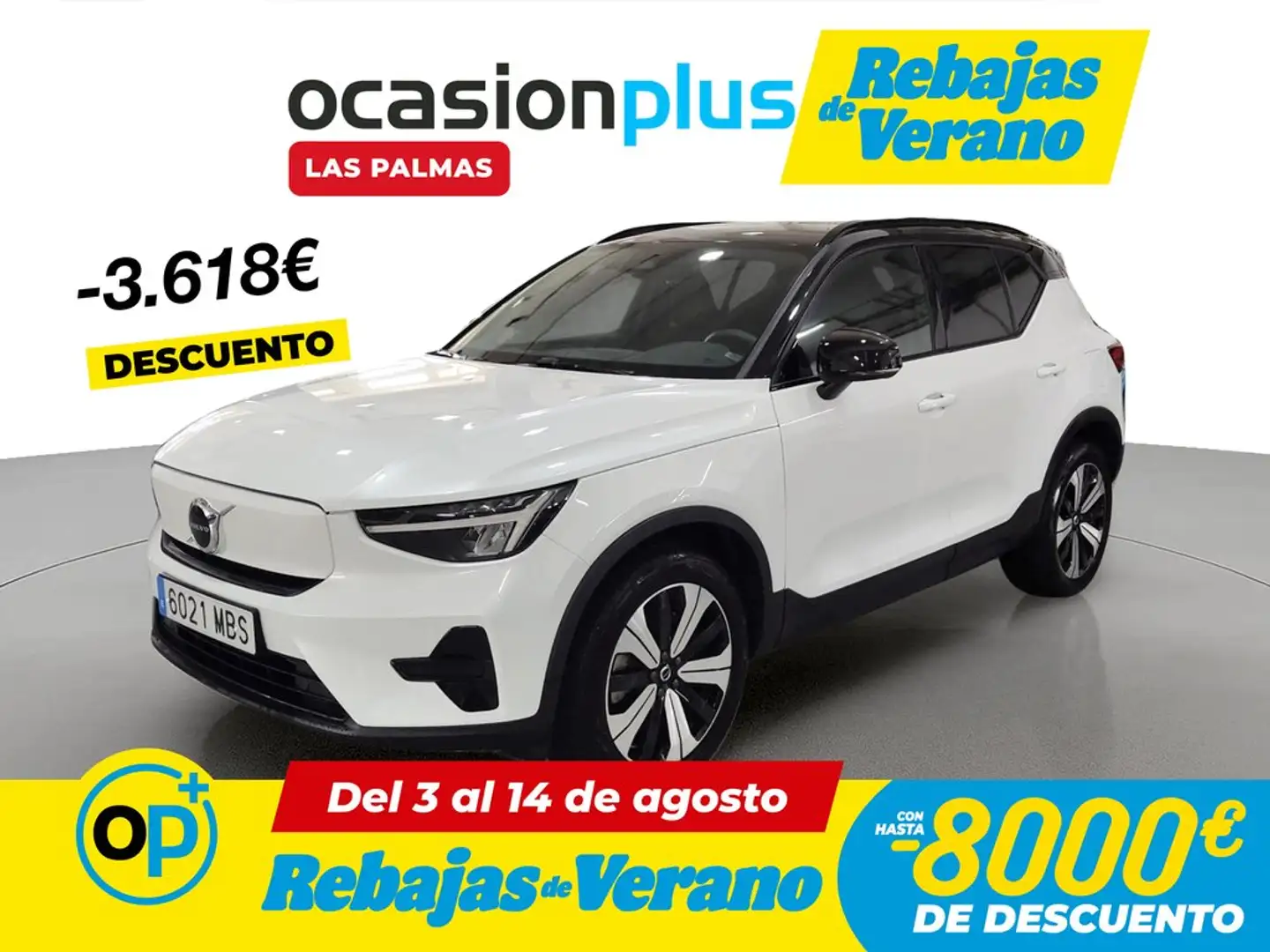 Volvo XC40 P8 Recharge Plus Eléctrico Puro Blanco - 1