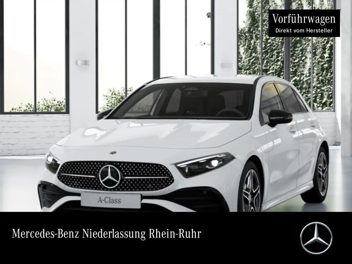Mercedes-Benz A 180 AMG+NIGHT+MULTIBEAM+KAMERA+TOTW+KEYLESS+7G Weiß - 1