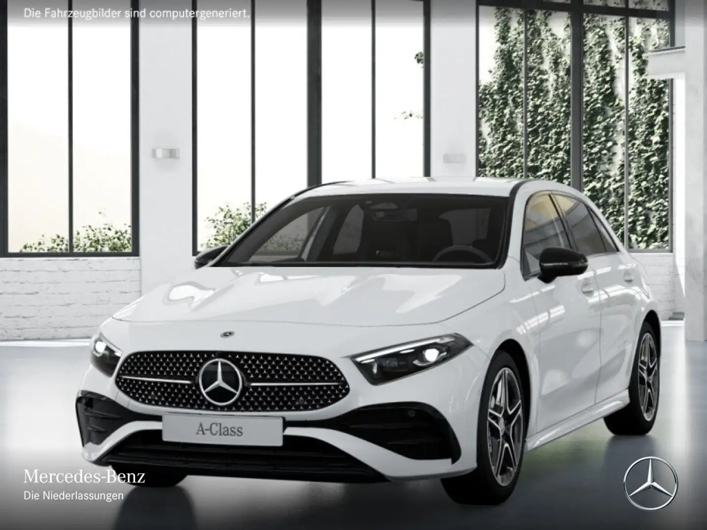 Mercedes-Benz A 180 AMG+NIGHT+MULTIBEAM+KAMERA+TOTW+KEYLESS+7G Weiß - 2