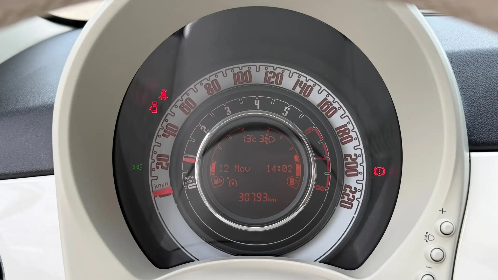 Fiat 500 1.0 Hybrid Lounge Airco|Cruise|NAP! Blanc - 2