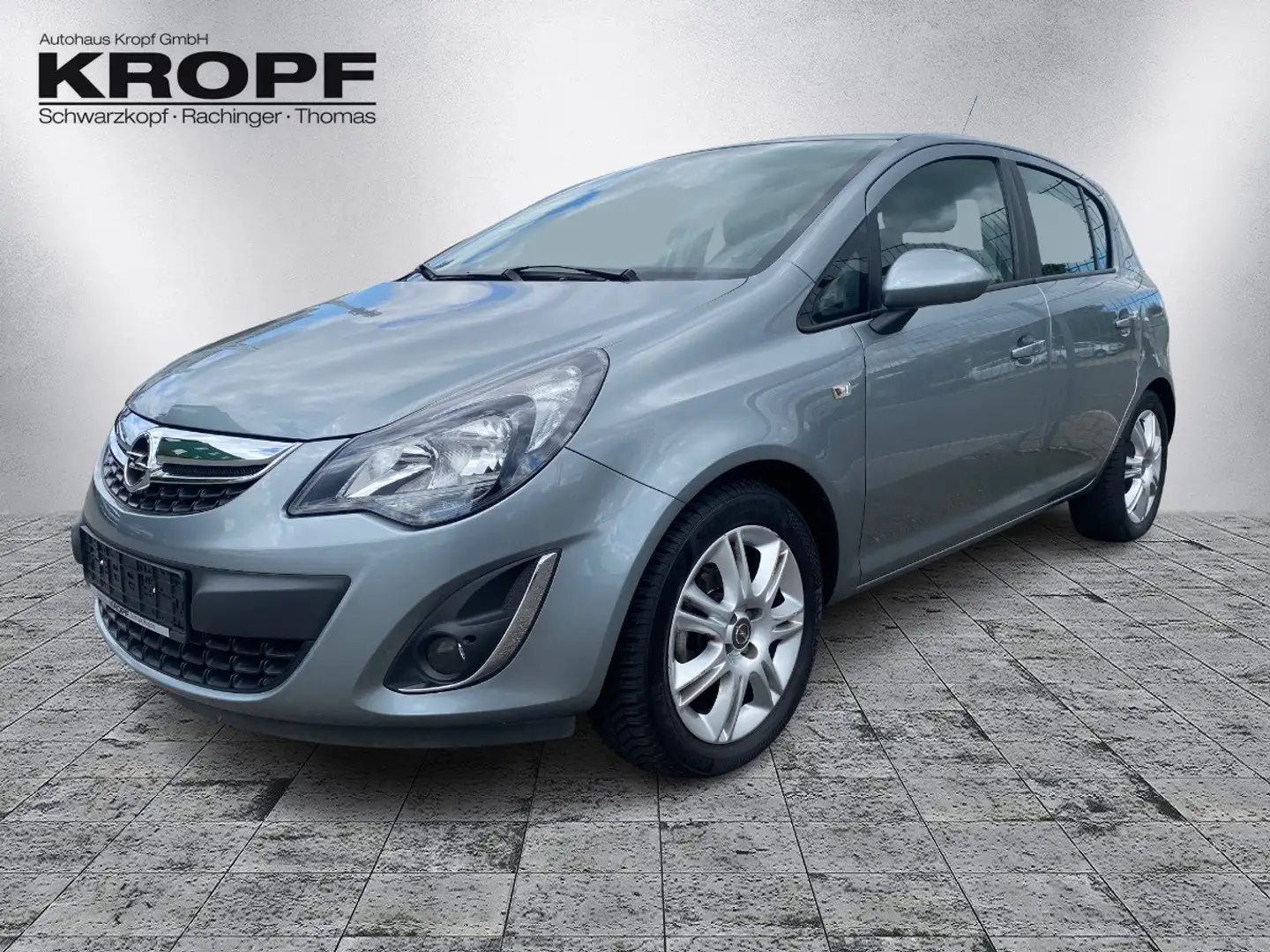 Opel Corsa D 1.4 Active SHZ+Winterp.+KlimaA+LM+PDC Plateado - 2