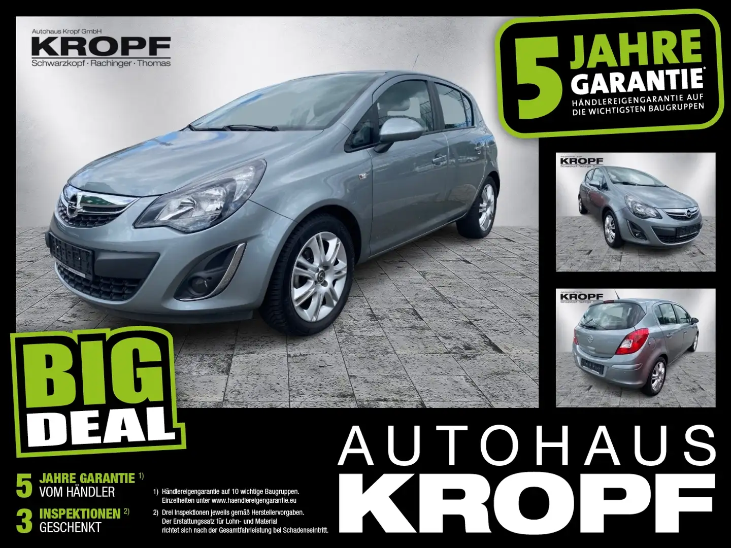 Opel Corsa D 1.4 Active SHZ+Winterp.+KlimaA+LM+PDC Plateado - 1