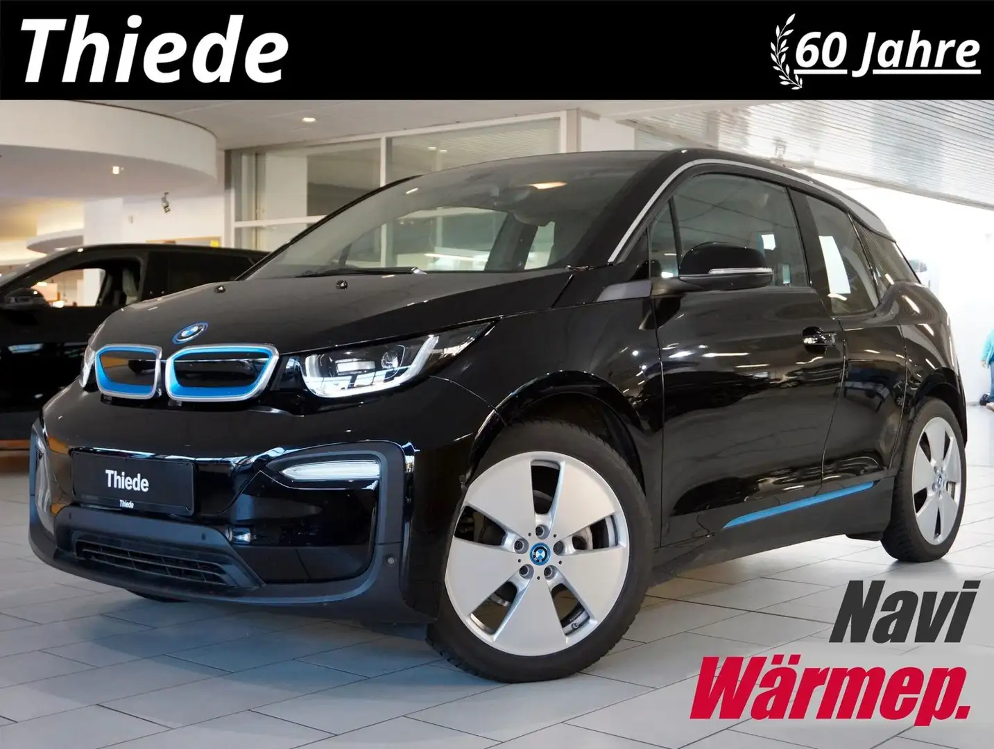 BMW i3 120AH NAIVI/SPORT/WÄRMEP./LED/PDC/VIRT./SHZ Schwarz - 1