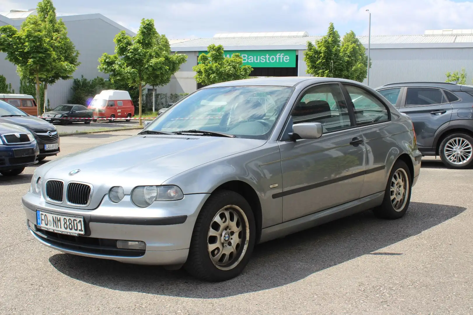 BMW 316 ti Compact, Alu, Allwetterreifen, Klima Gris - 2