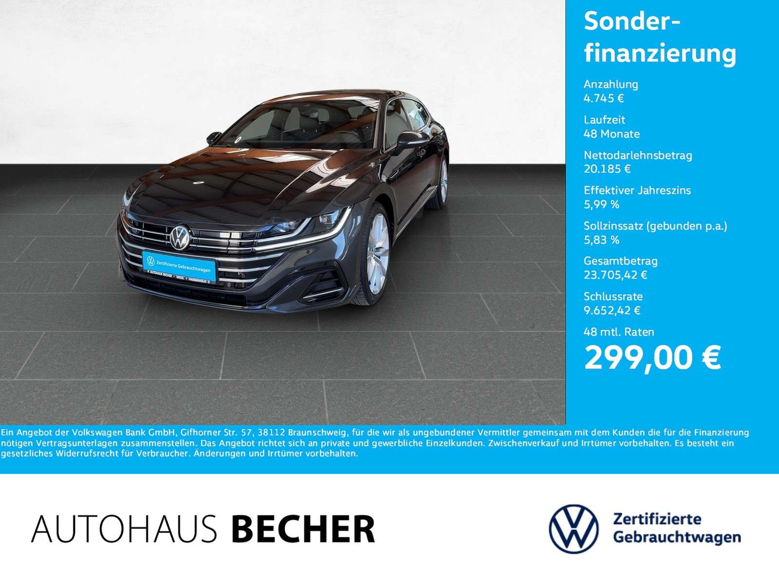 Second hand Volkswagen Arteon 1.4