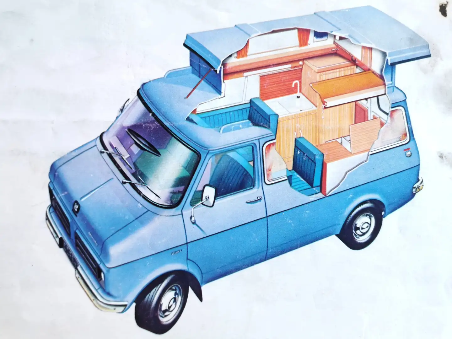 Bedford Blitz Autosleeper Blau - 2
