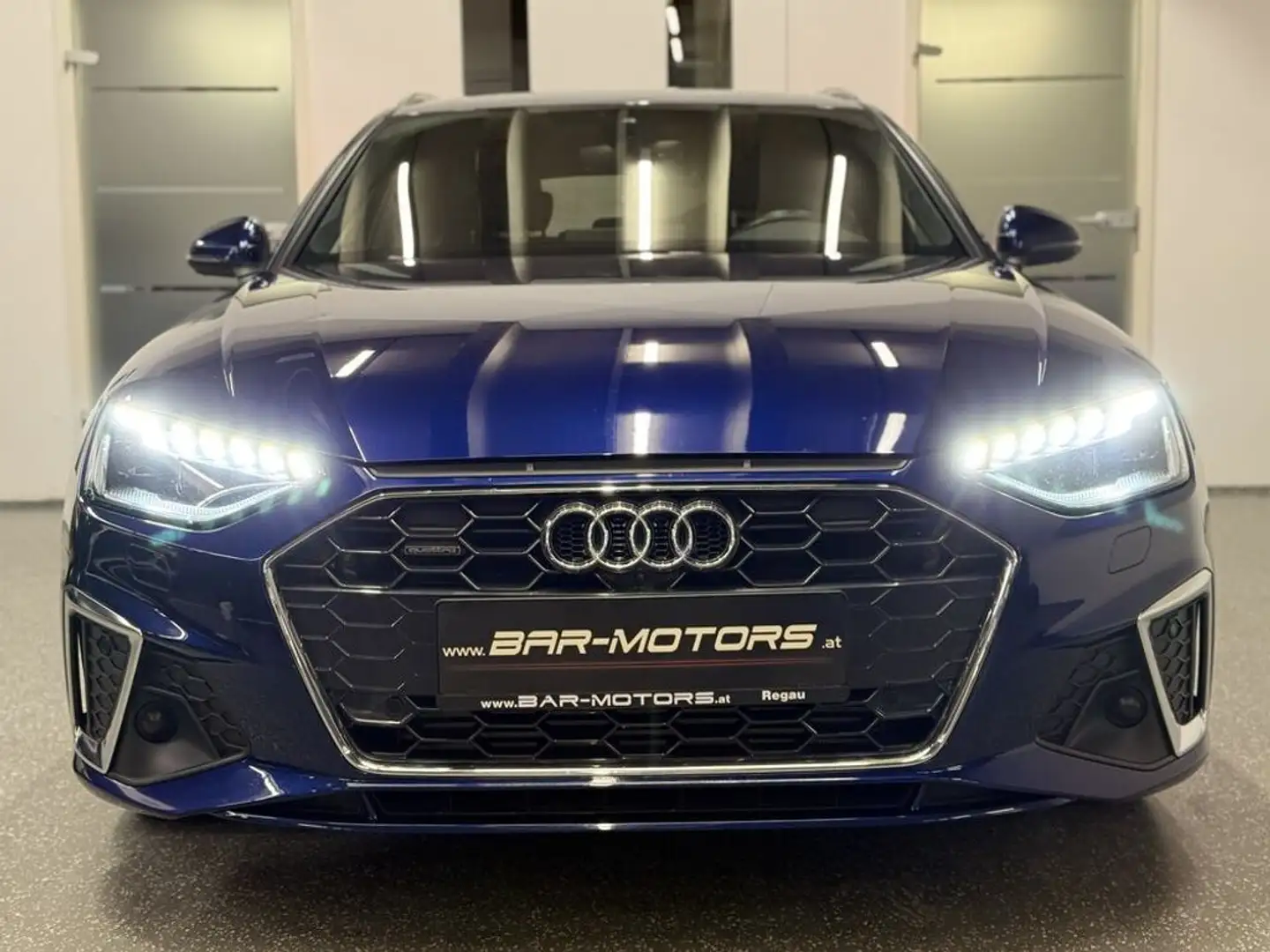 Audi A4 40TFSI QUATTRO*3XSLINE*MATRIX*LANE*ACC*360°AHK* Blau - 2