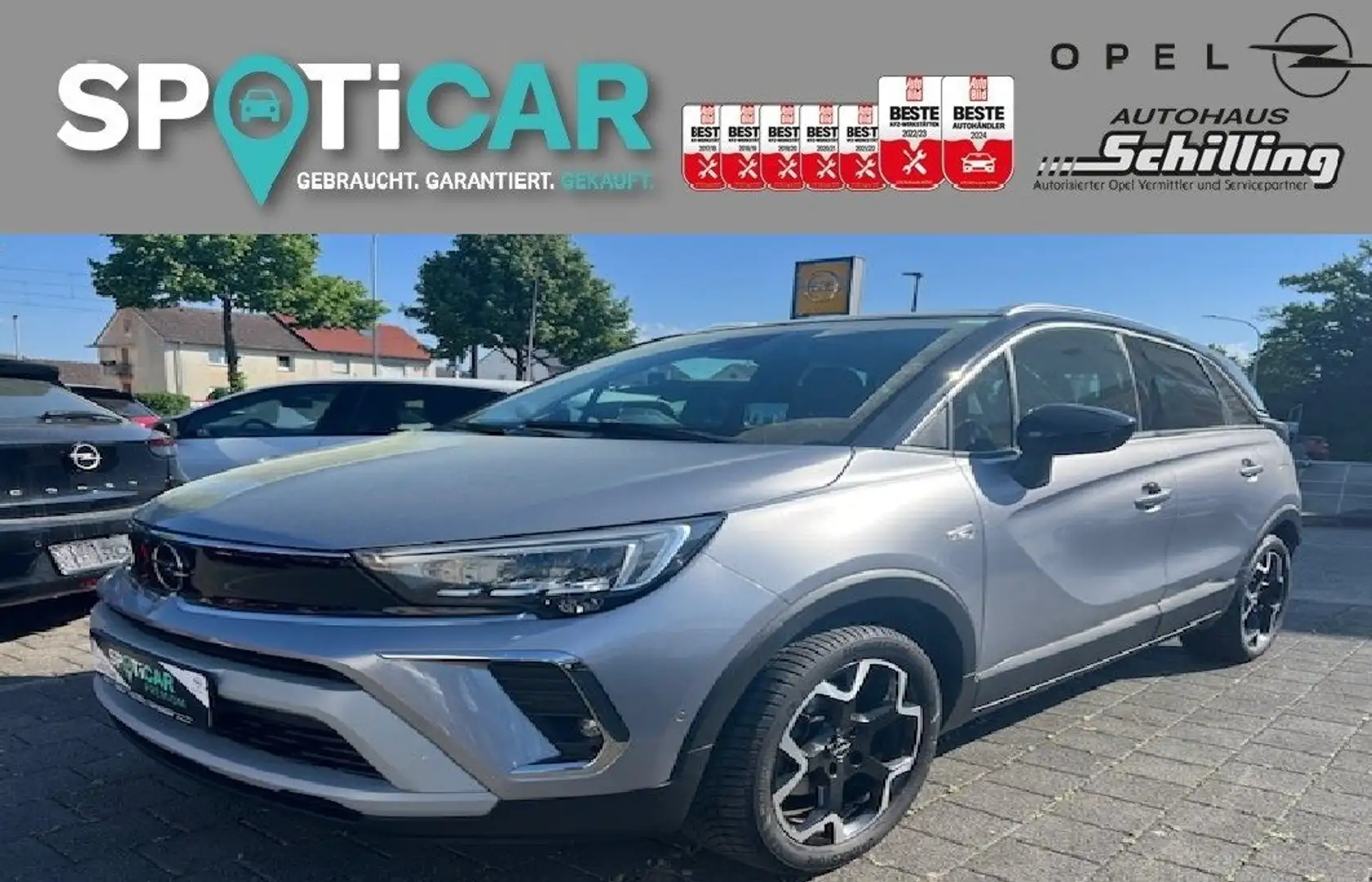 Opel Crossland 1.2 Automatik Ultimate Paket Grau - 1