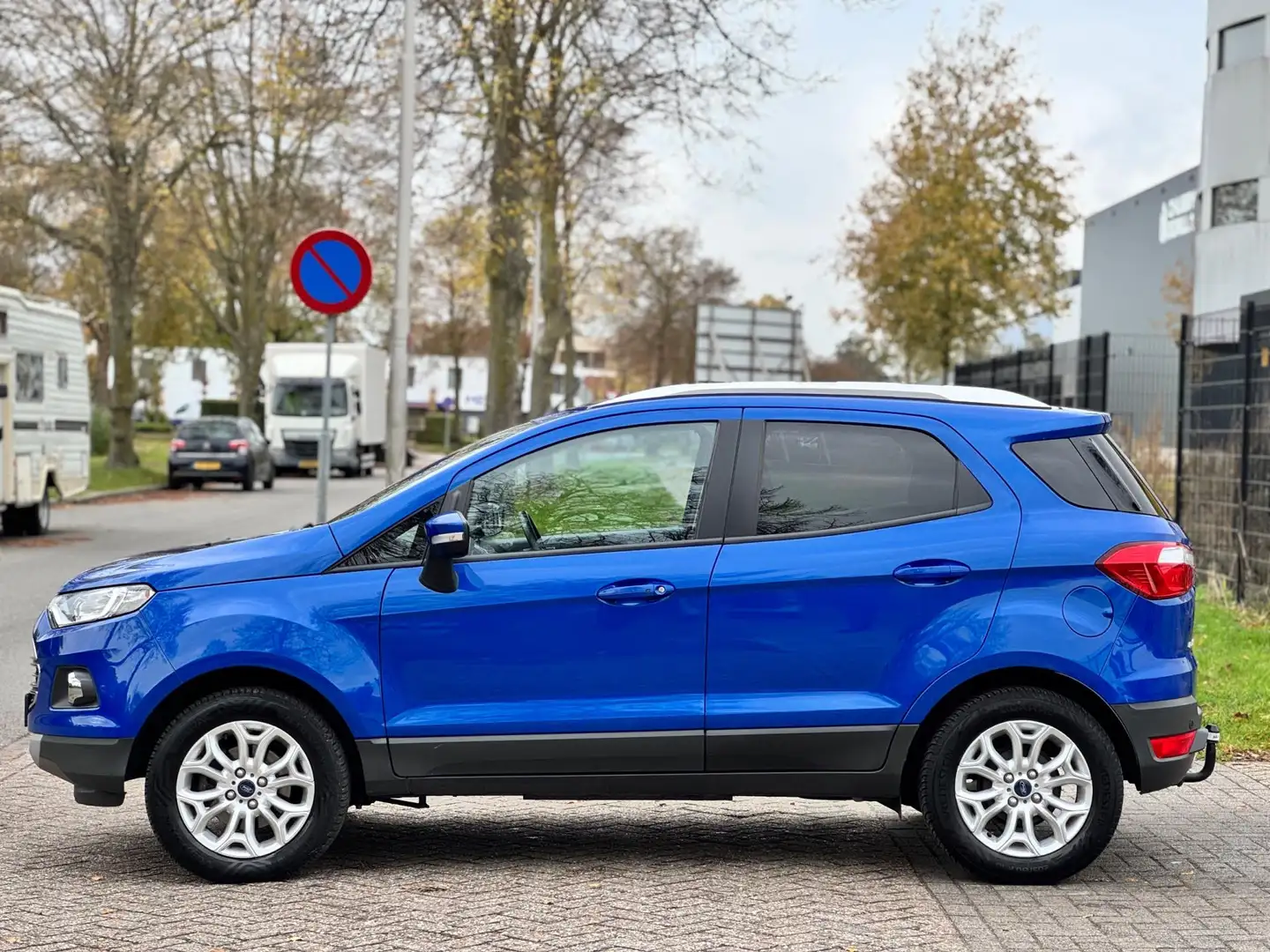 Ford EcoSport 1.0 EcoBoost Titanium|halfleder|trekhaak|psensor|h Blauw - 2