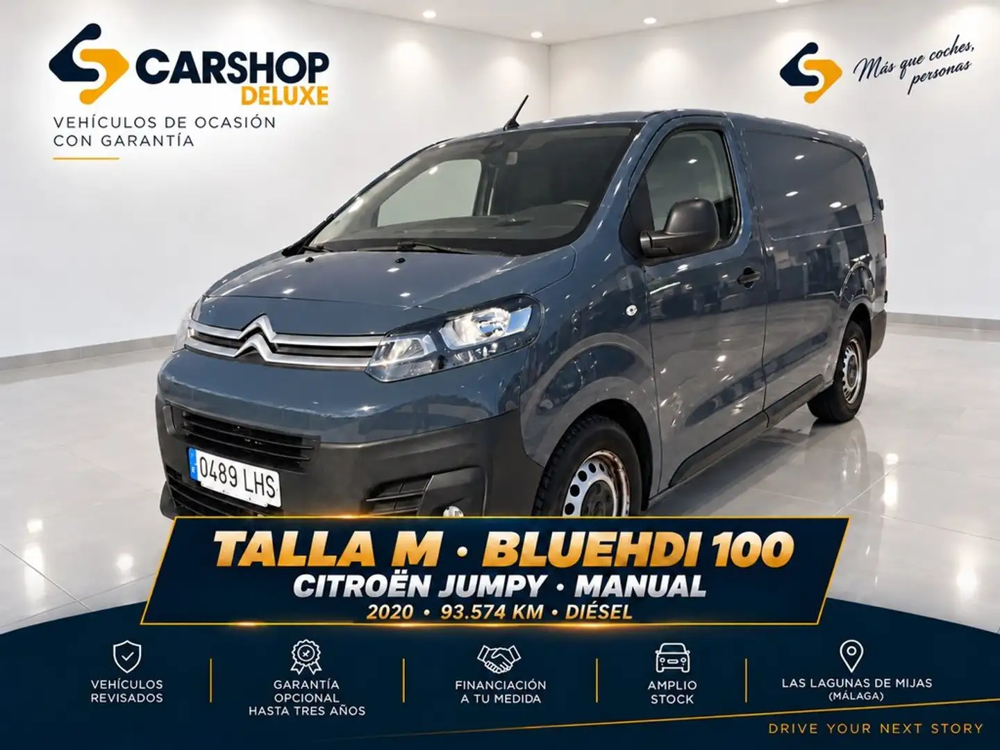 Citroen Jumpy Talla M BlueHDi 100 S&S 6v Control Azul - 1