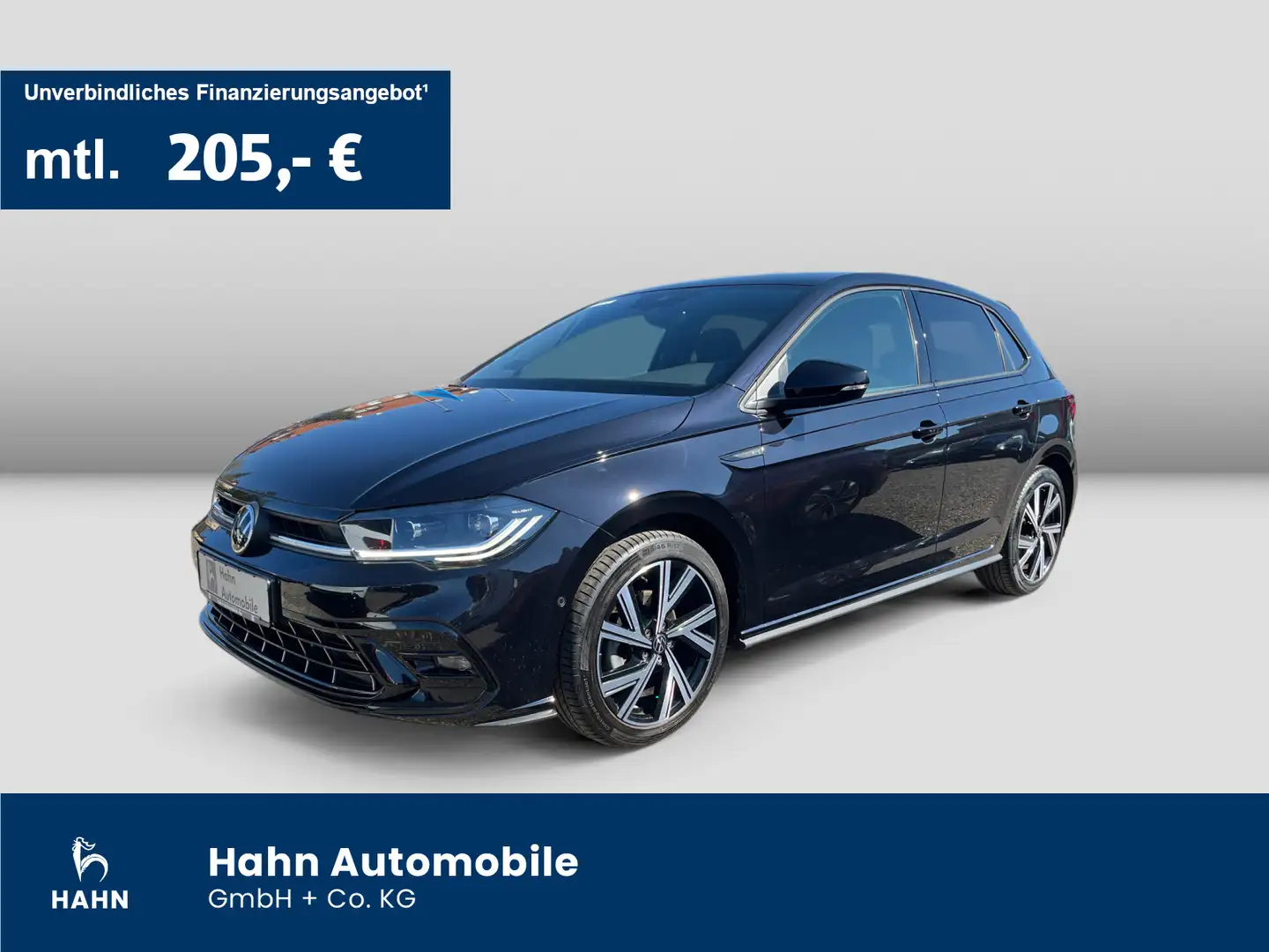 Volkswagen Polo 1.0TSI r-line DSG LED ACC CAM Navi Sitzh Schwarz - 1