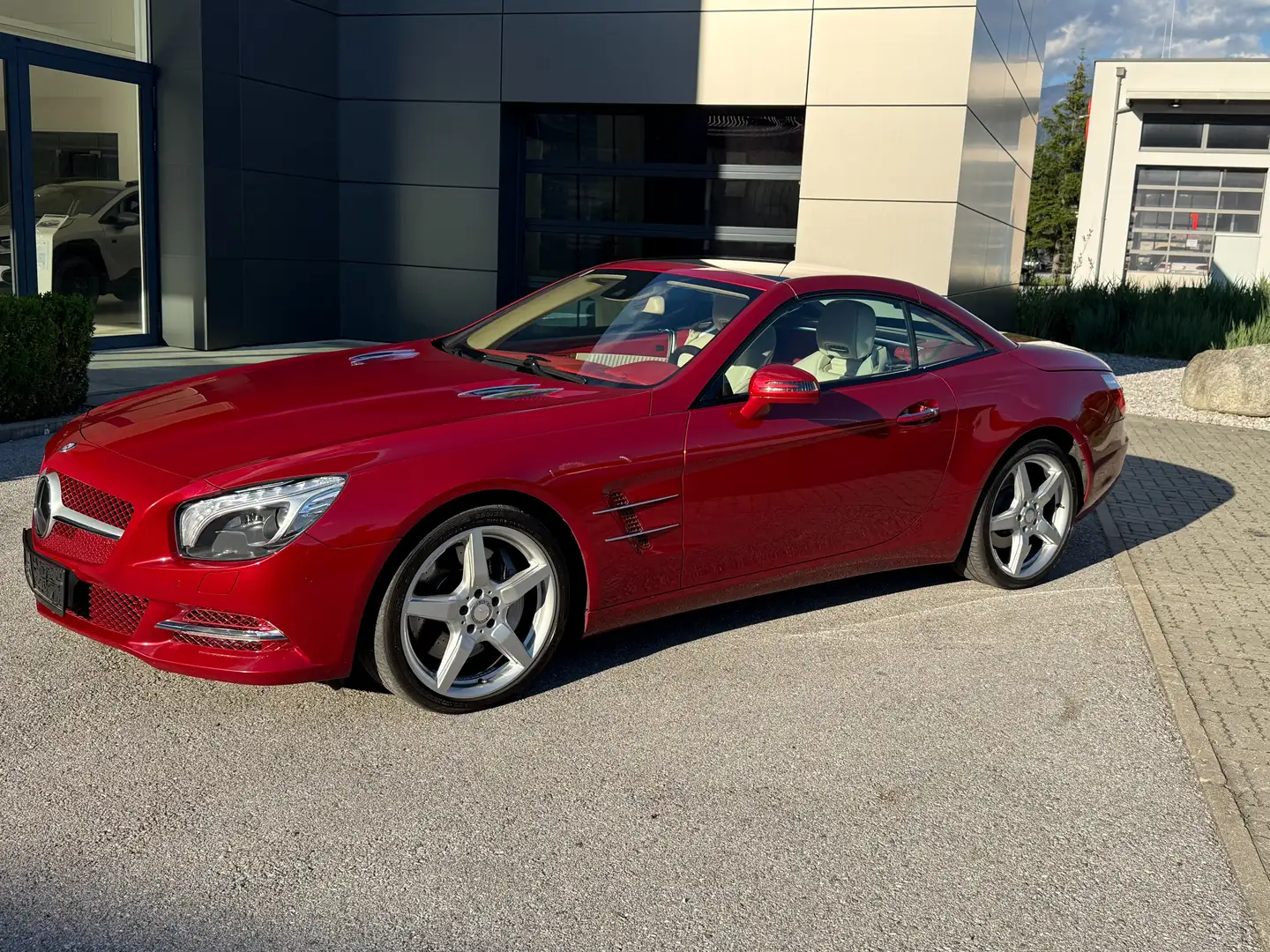 Mercedes-Benz SL 500 SL 500*V8*Designo*Sonderlackierung*VOLL* (231.473) Rot - 2