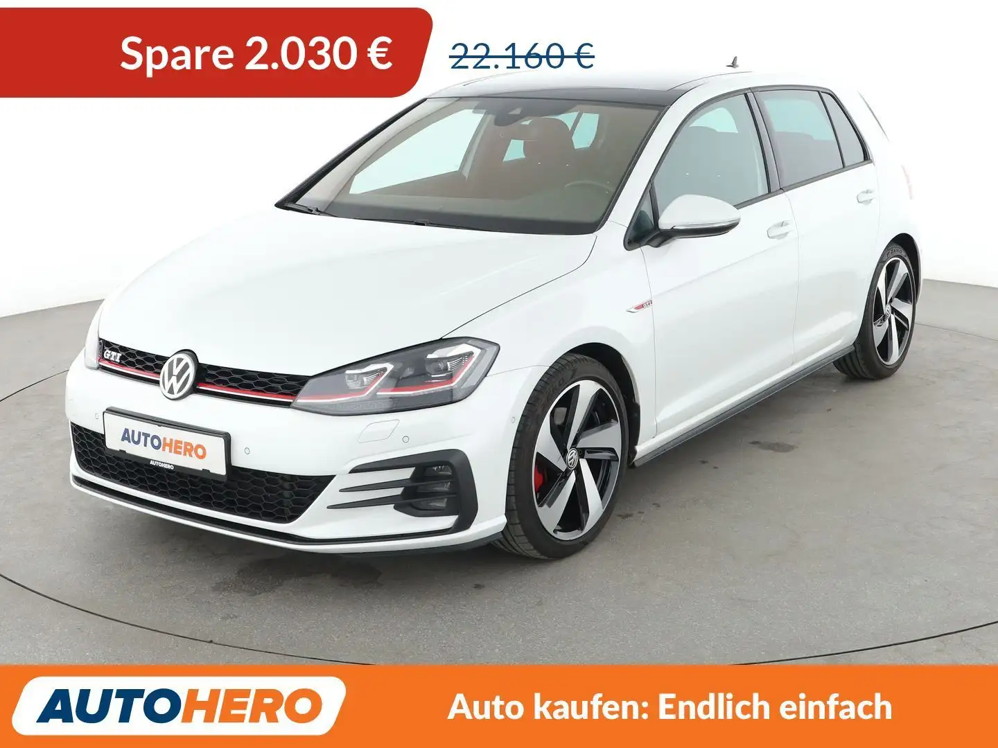 Volkswagen Golf GTI 2.0 TSI GTI BM Aut.*LED*ACC*PLA*CAM* Weiß - 1