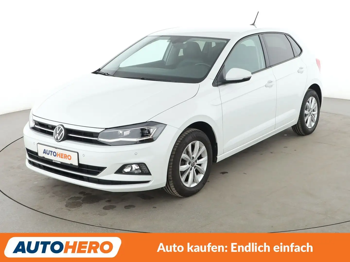 Volkswagen Polo 1.0 TSI Highline Aut.*NAVI*VC*PDC*ACC* Blanc - 1