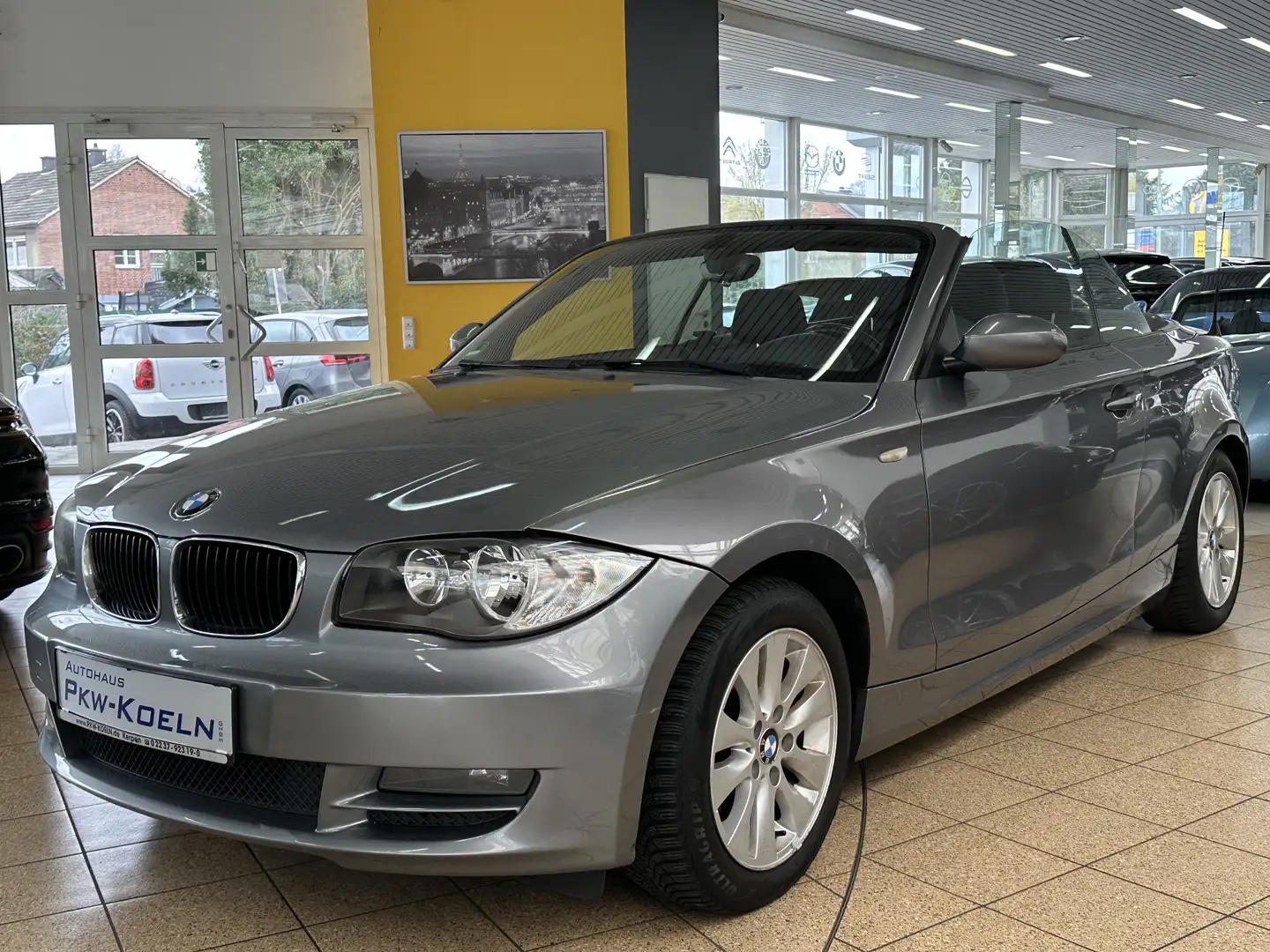 BMW 120 d Cabrio *PDC Gris - 2