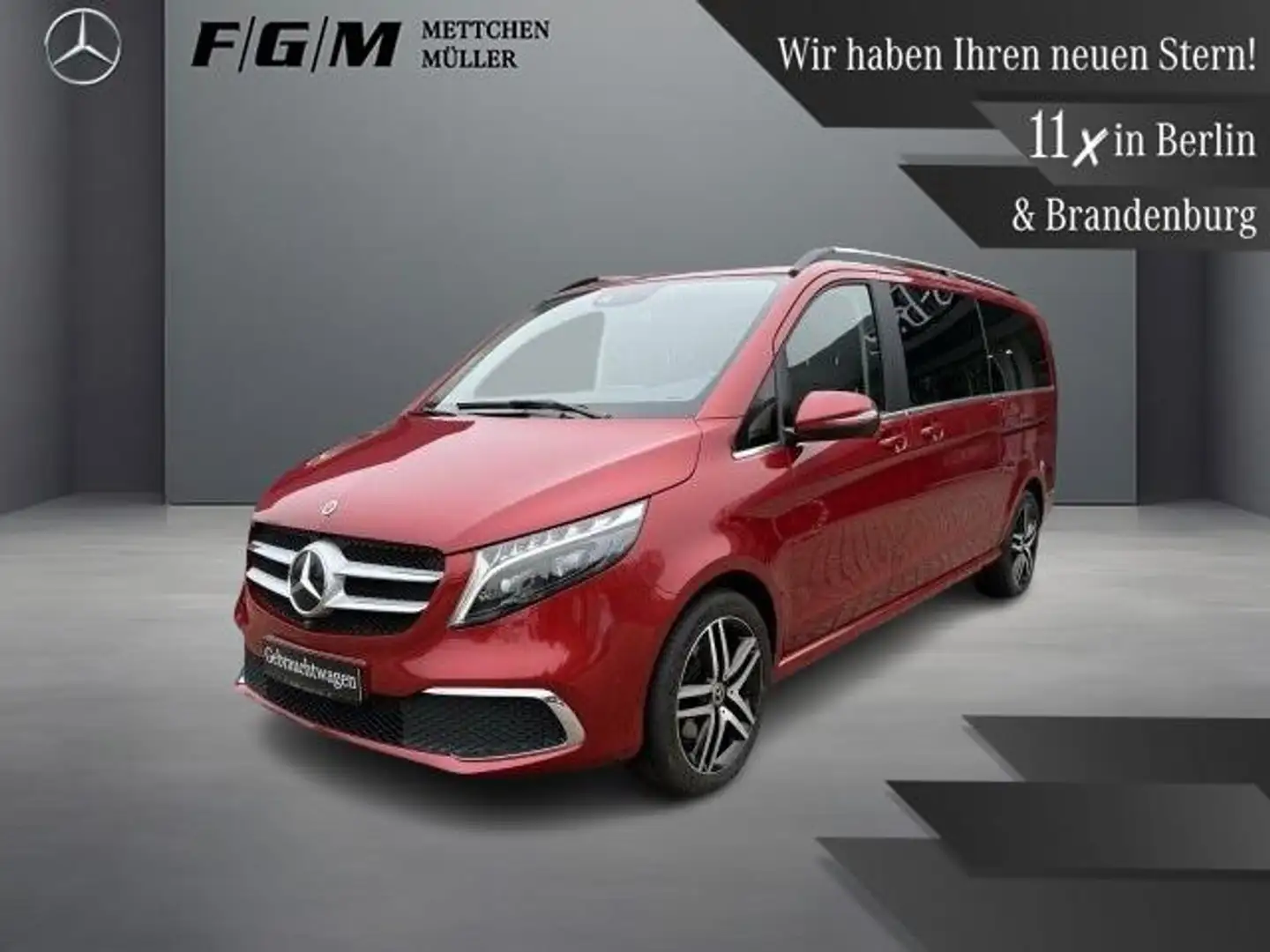 Mercedes-Benz V 300 d 4M Avantgarde Edition Airm/Dist/Standhzg Rot - 1
