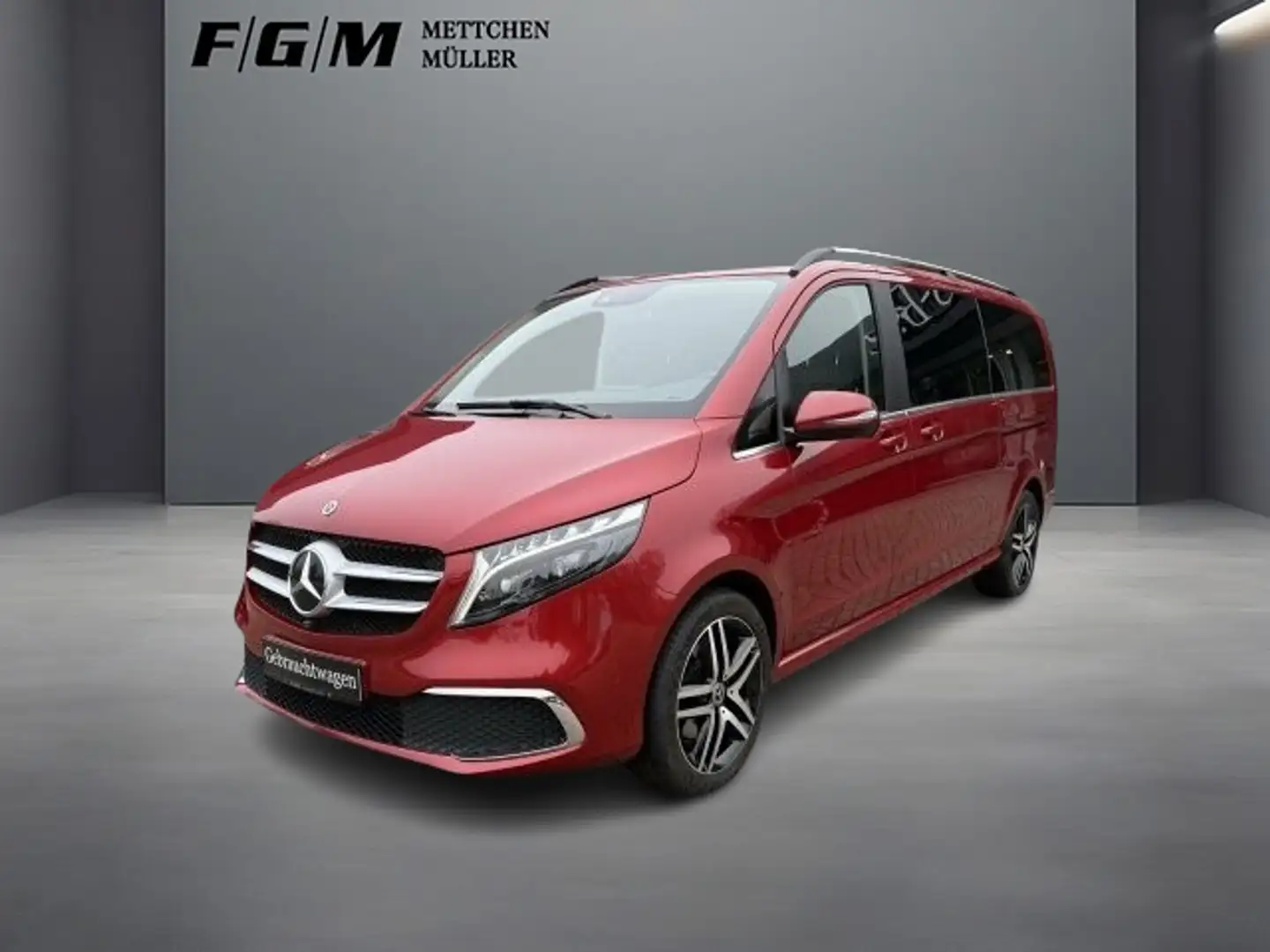 Mercedes-Benz V 300 d 4M Avantgarde Edition Airm/Dist/Standhzg Rot - 2