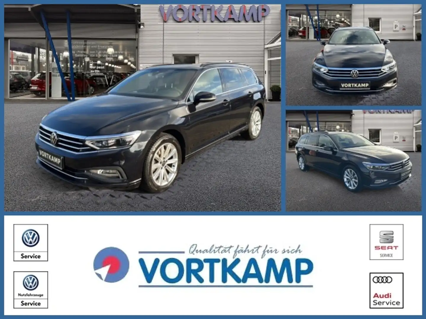 Volkswagen Passat Variant Business IQLight/HeadUp/Keyless Schwarz - 1