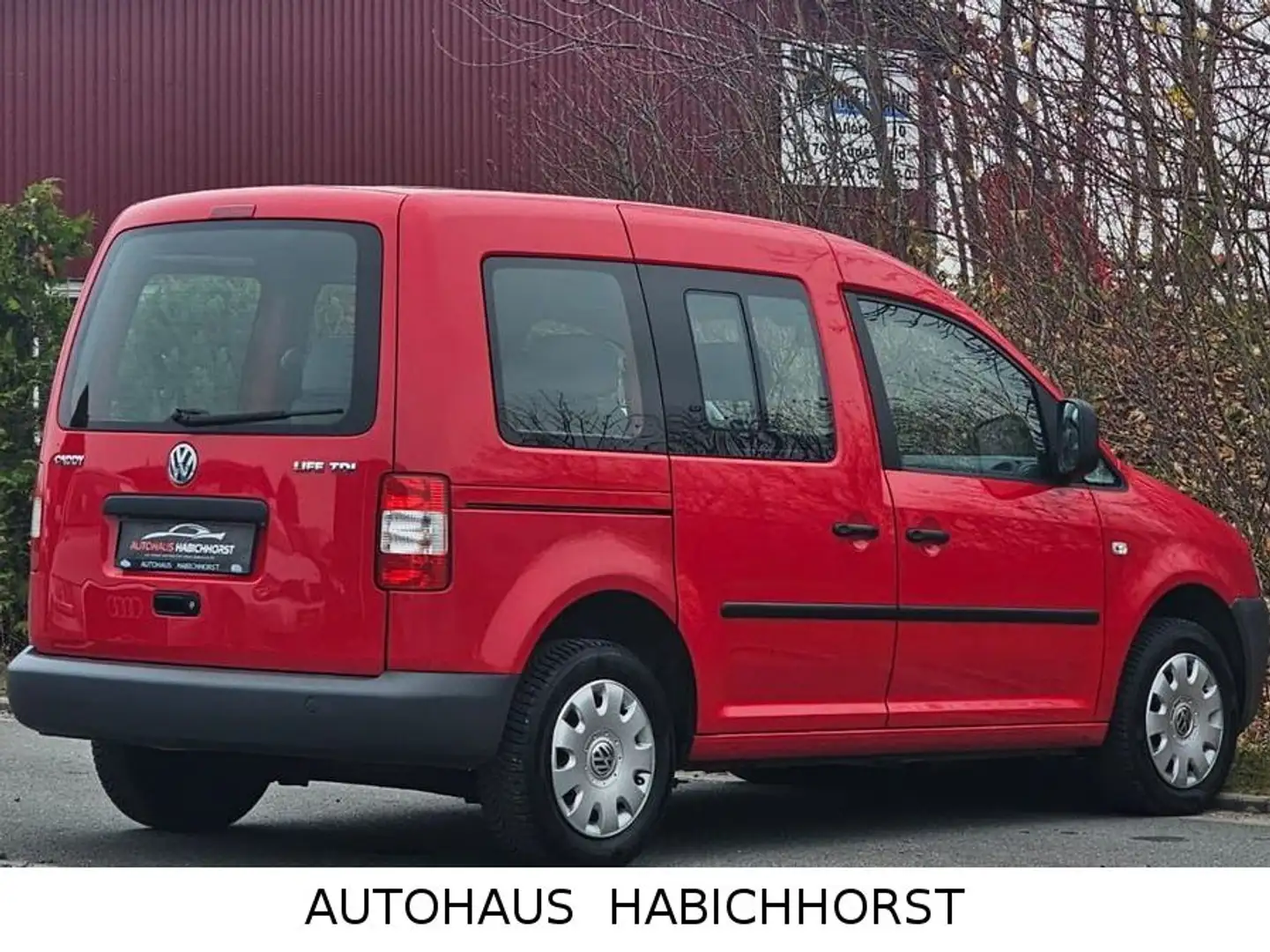 Volkswagen Caddy Life Fan Caddy/1.Hand /erst 95000km/Klima Rouge - 2