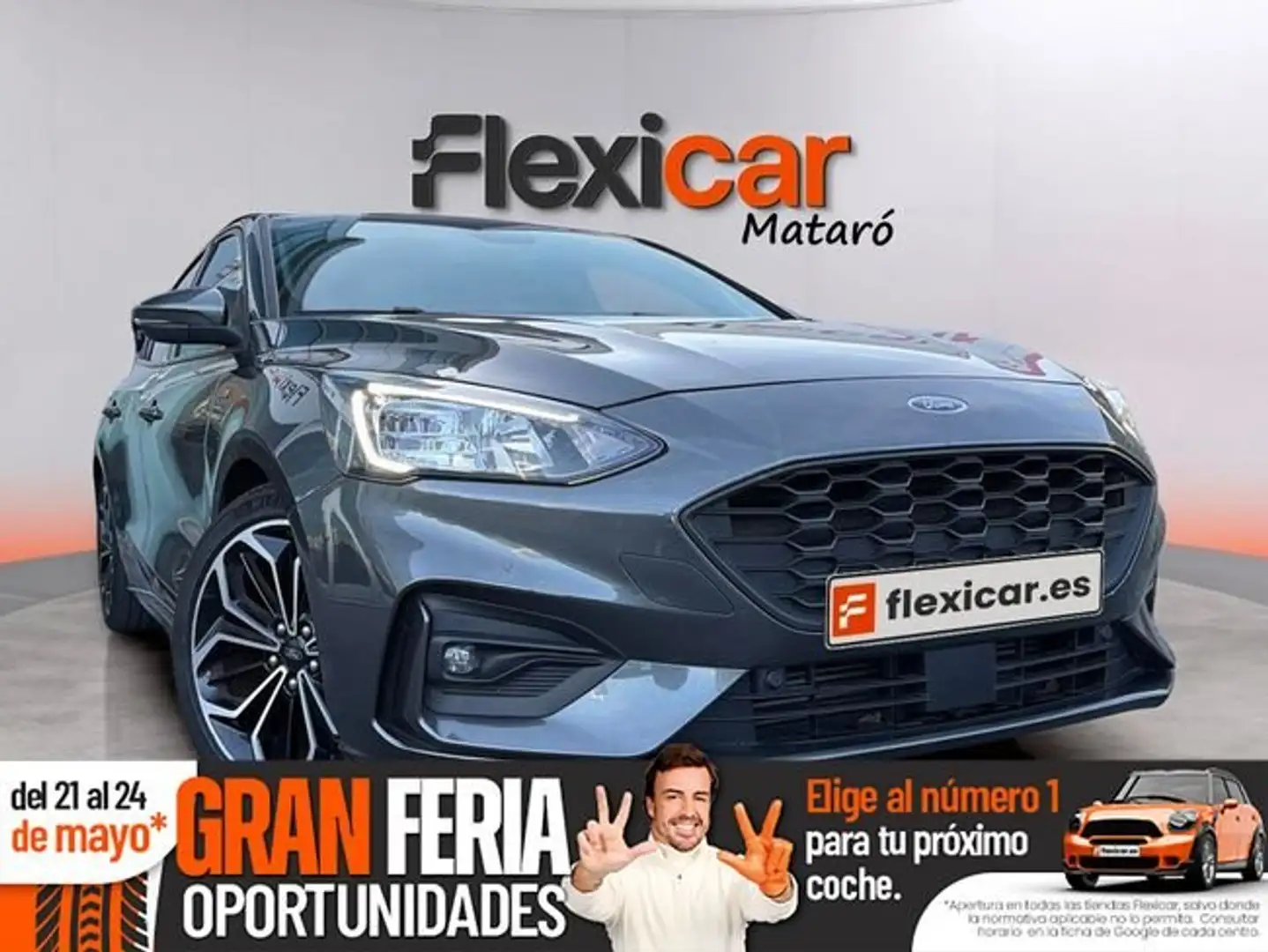 Ford Focus 1.0 Ecoboost MHEV 92kW ST-Line Gris - 1