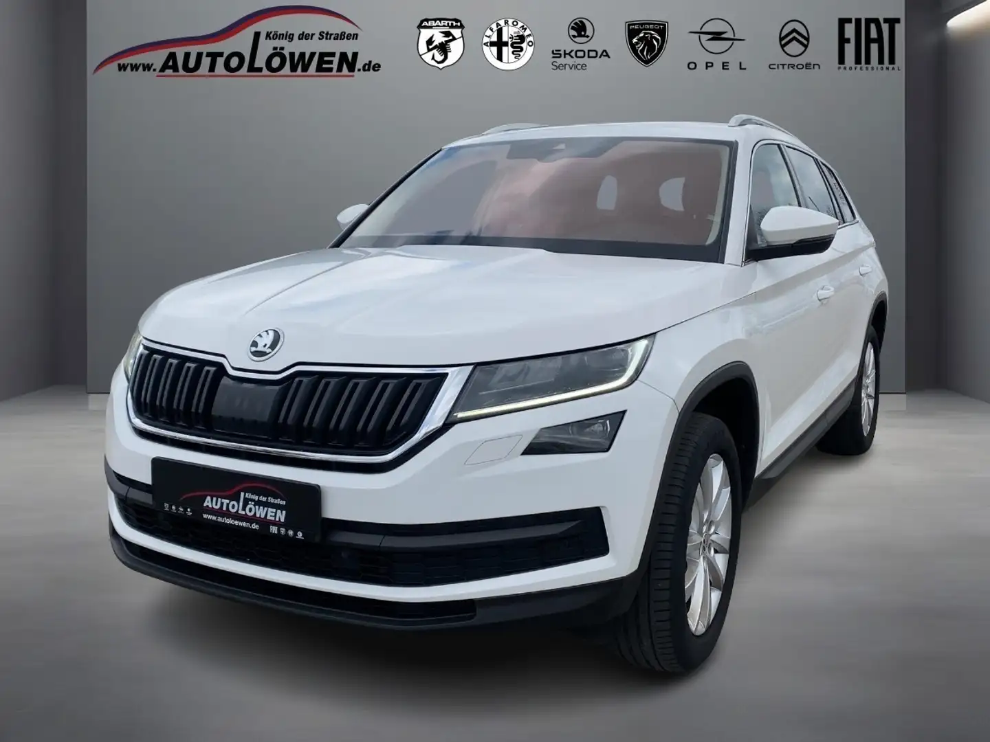 Skoda Kodiaq 2.0TDI Allrad Navi Weiß - 1