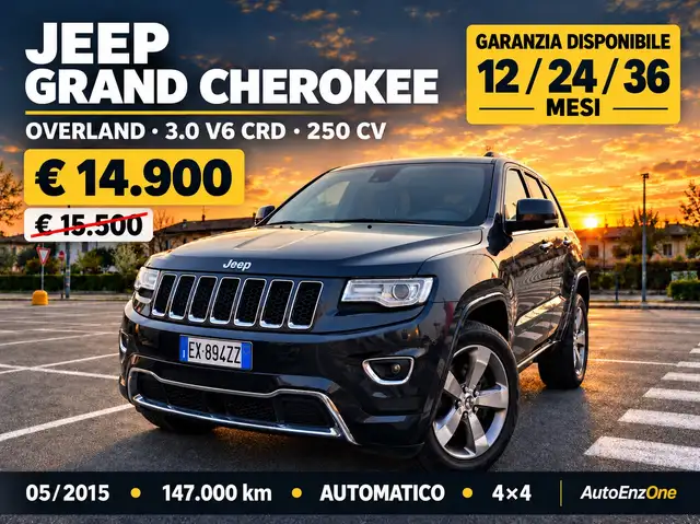 Jeep Grand Cherokee Grand Cherokee IV 2013 3.0 crd (mjt II) V6 Limited 250cv auto