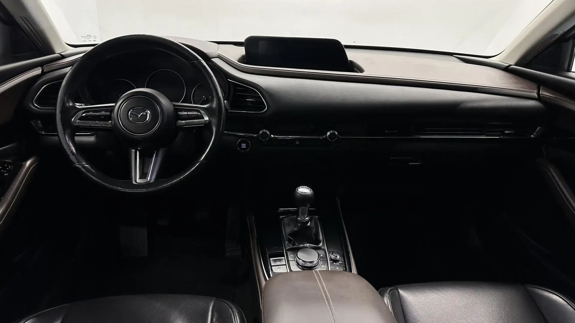 Mazda CX-30 2.0 e-SkyActiv-X M Hybrid Luxury LEER TREKHAAK NAV Gris - 2