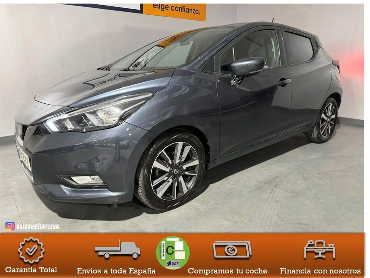 Nissan Micra 1.5dCi S&S N-Connecta 90 Gris - 1