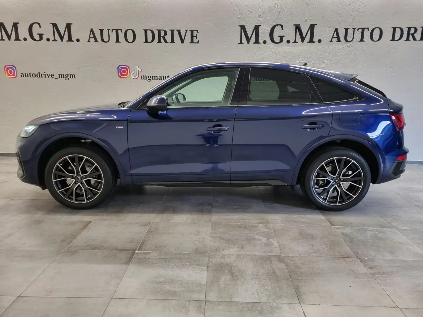 Audi Q5 SPB 45 TFSI quattro S tronic S line plus Bleu - 2