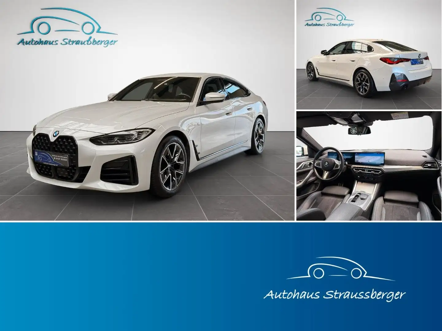 BMW 420 d xDrive GC M Sport ACC AHK RFK StHz HiFi 3Z Wit - 1