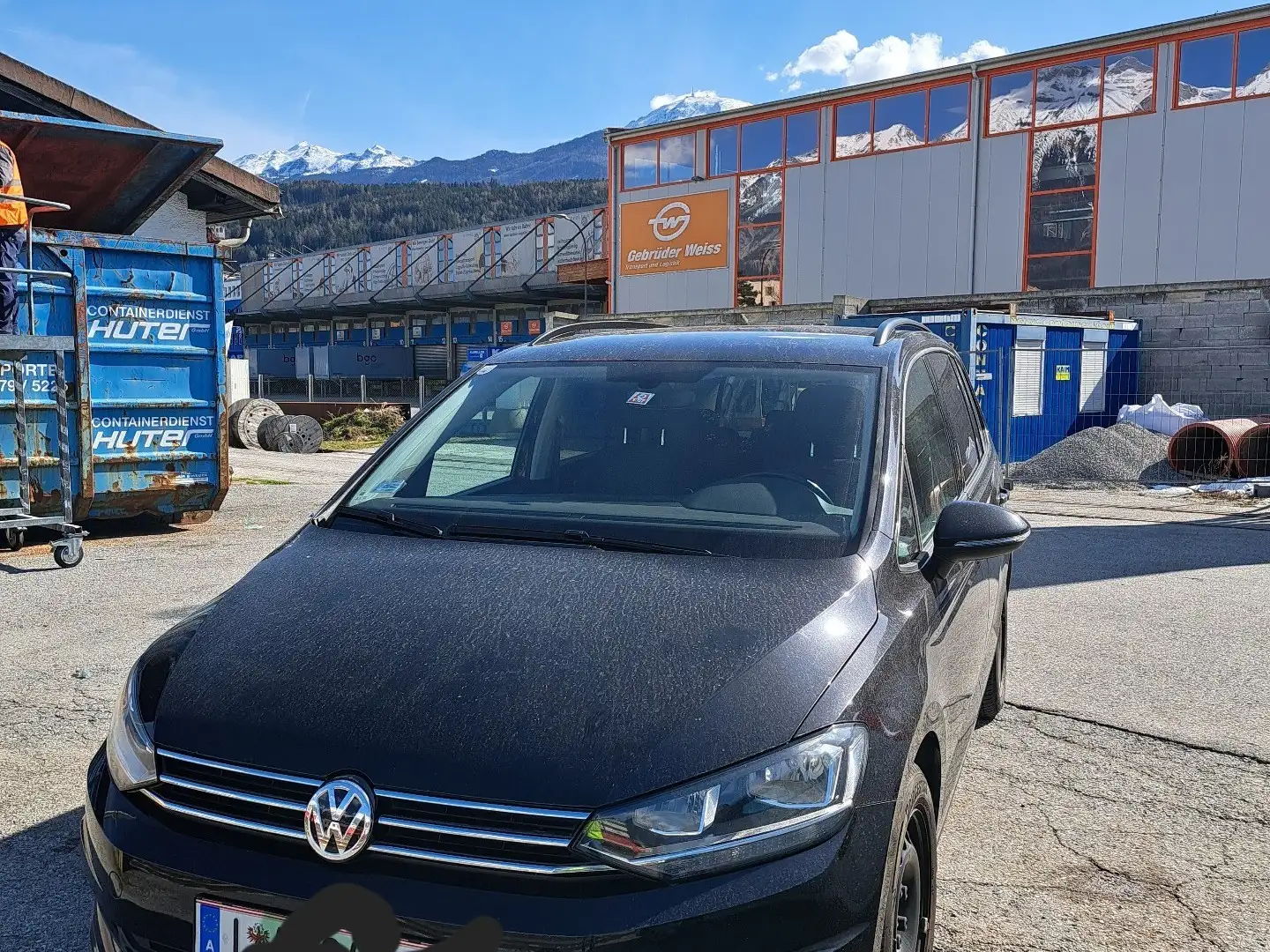 Volkswagen Touran 1,6 SCR TDI Fekete - 1