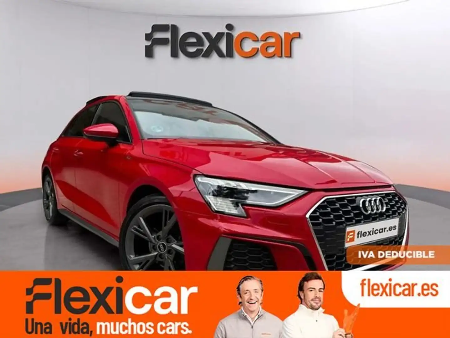 Audi A3 Sportback 30TDI S line S tronic Rouge - 1